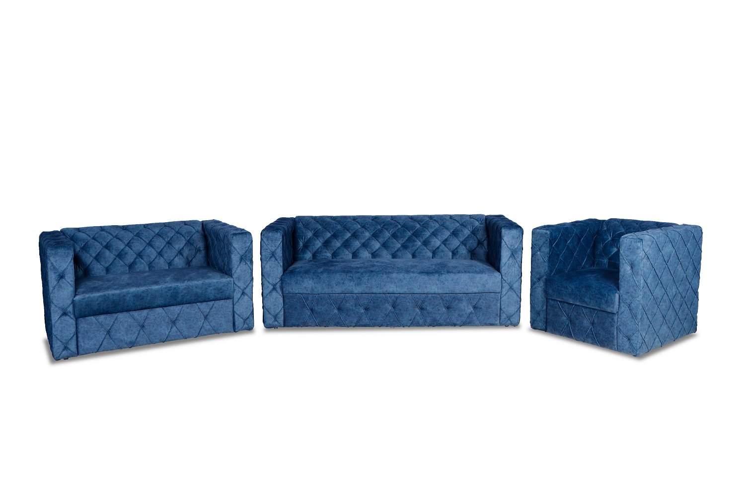 OWS Chesterfield Wooden Sofa Set